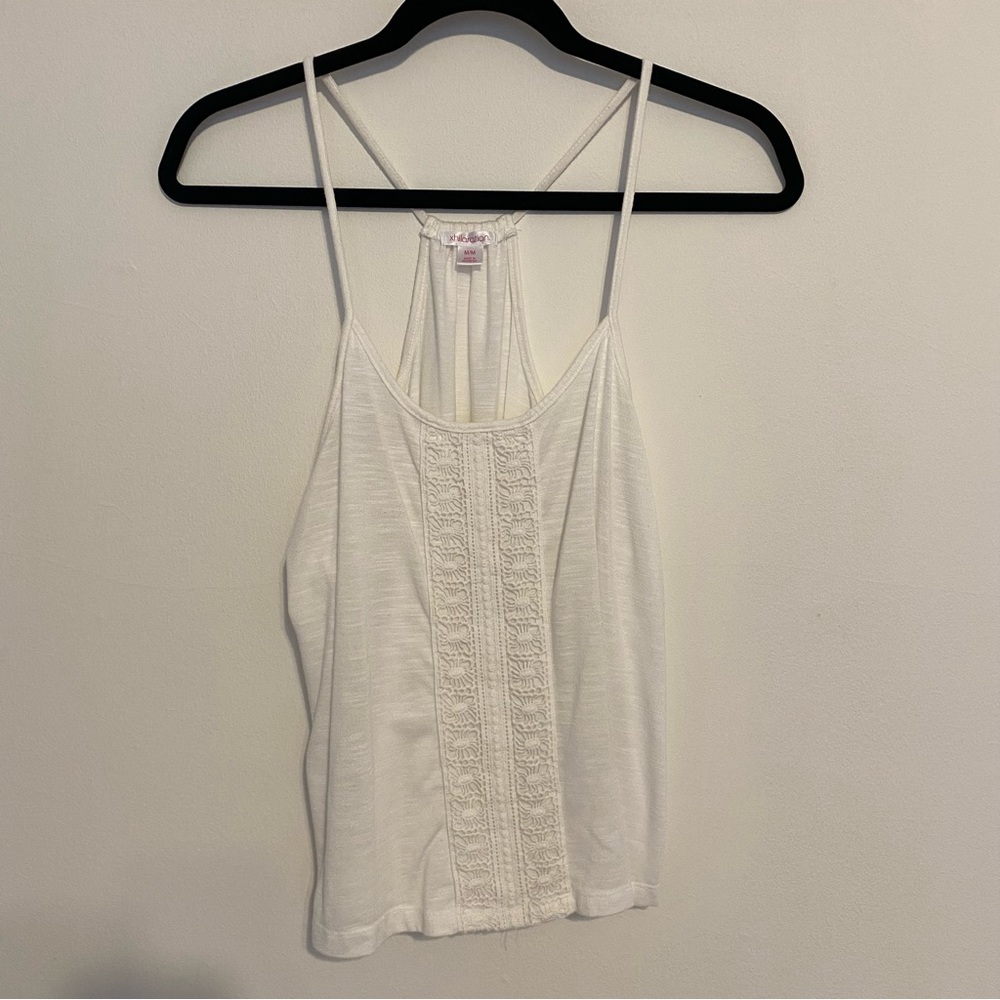 Xhilaration White Flowy Cami Top